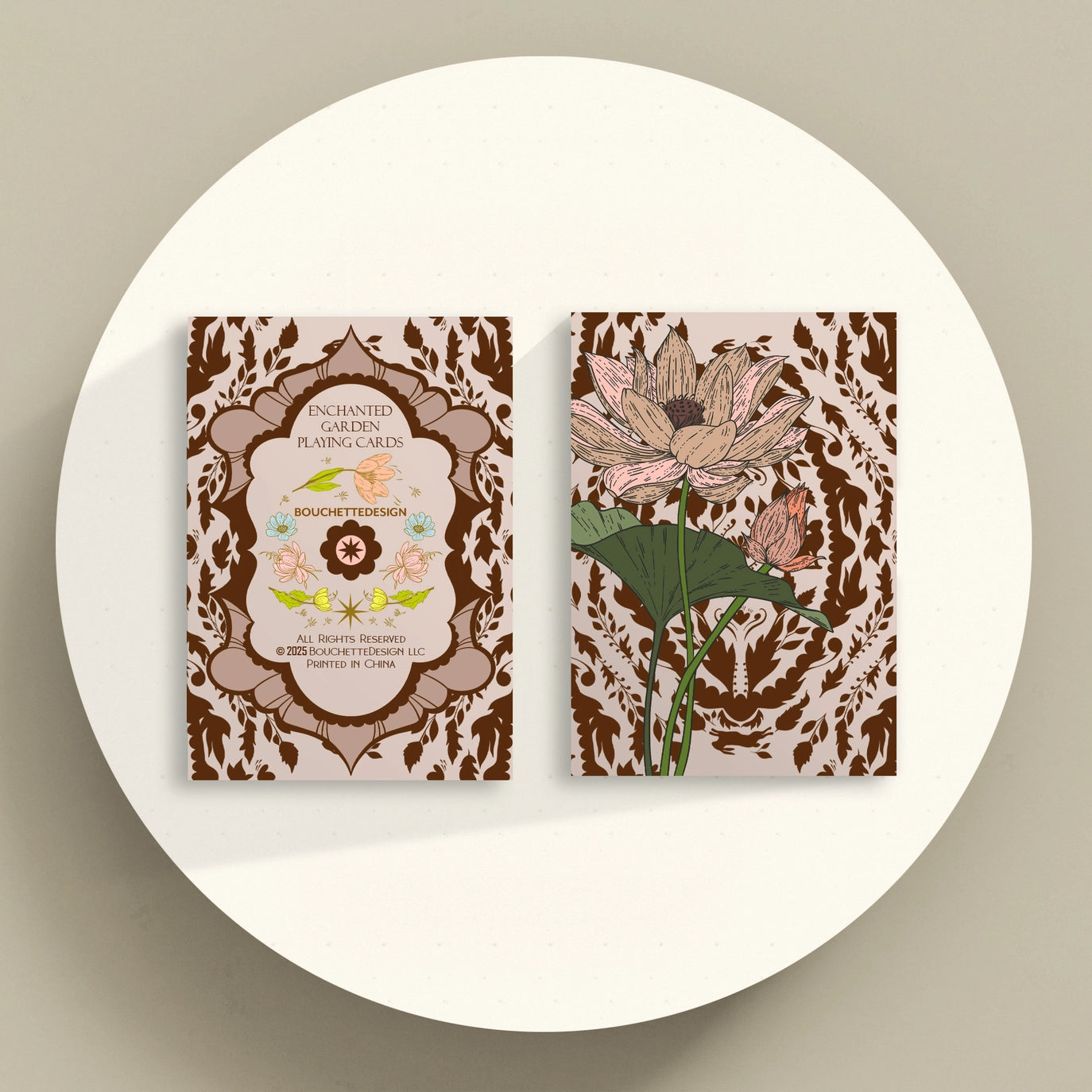 ENCHANTED GARDEN PLAYING CARDS