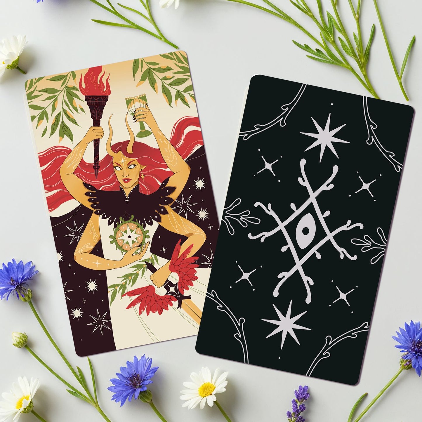 Four Courts Tarot by Una in Space