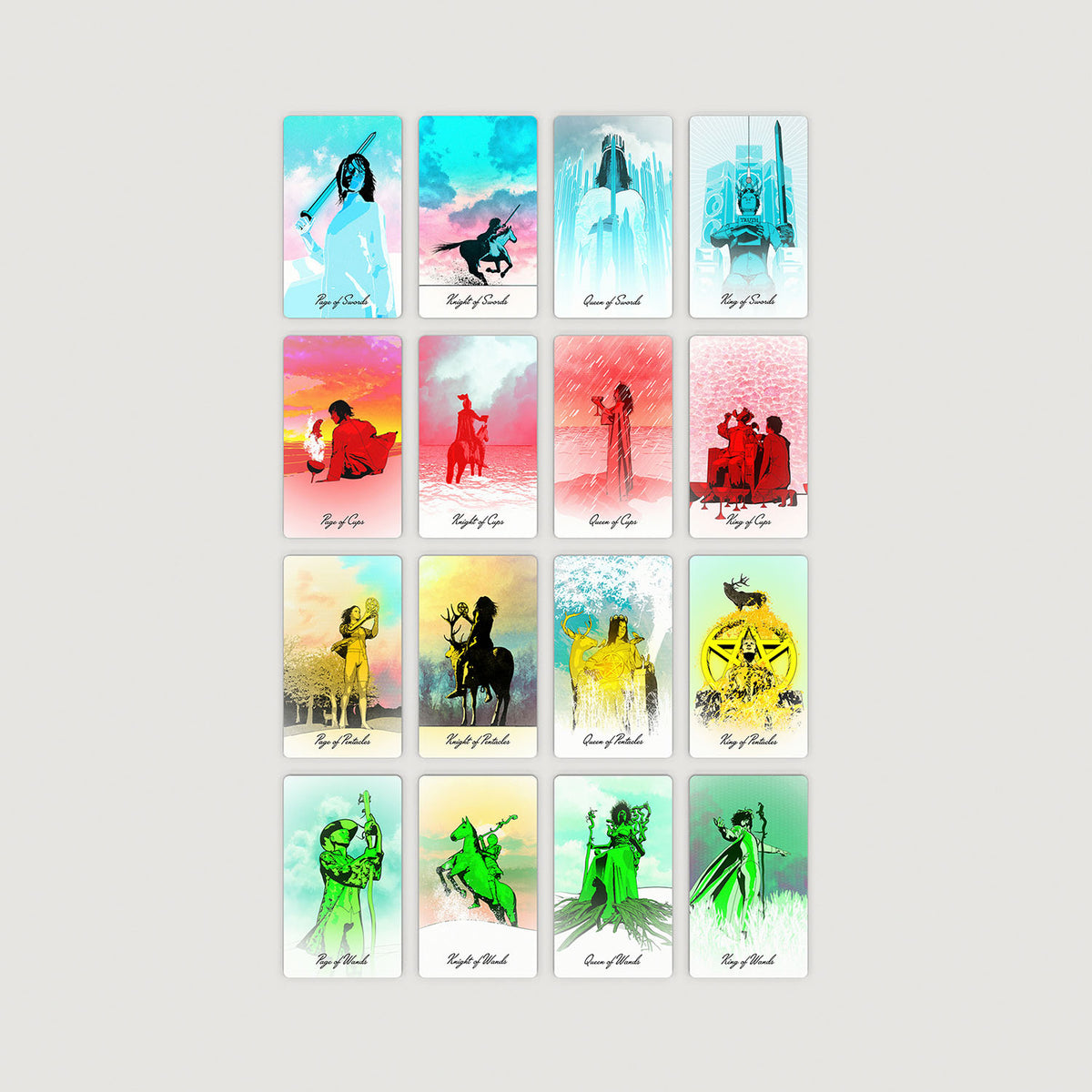 Tarot of the Holy Spectrum: Infinity Edition (Holographic Mirror) by Chase Voorhees