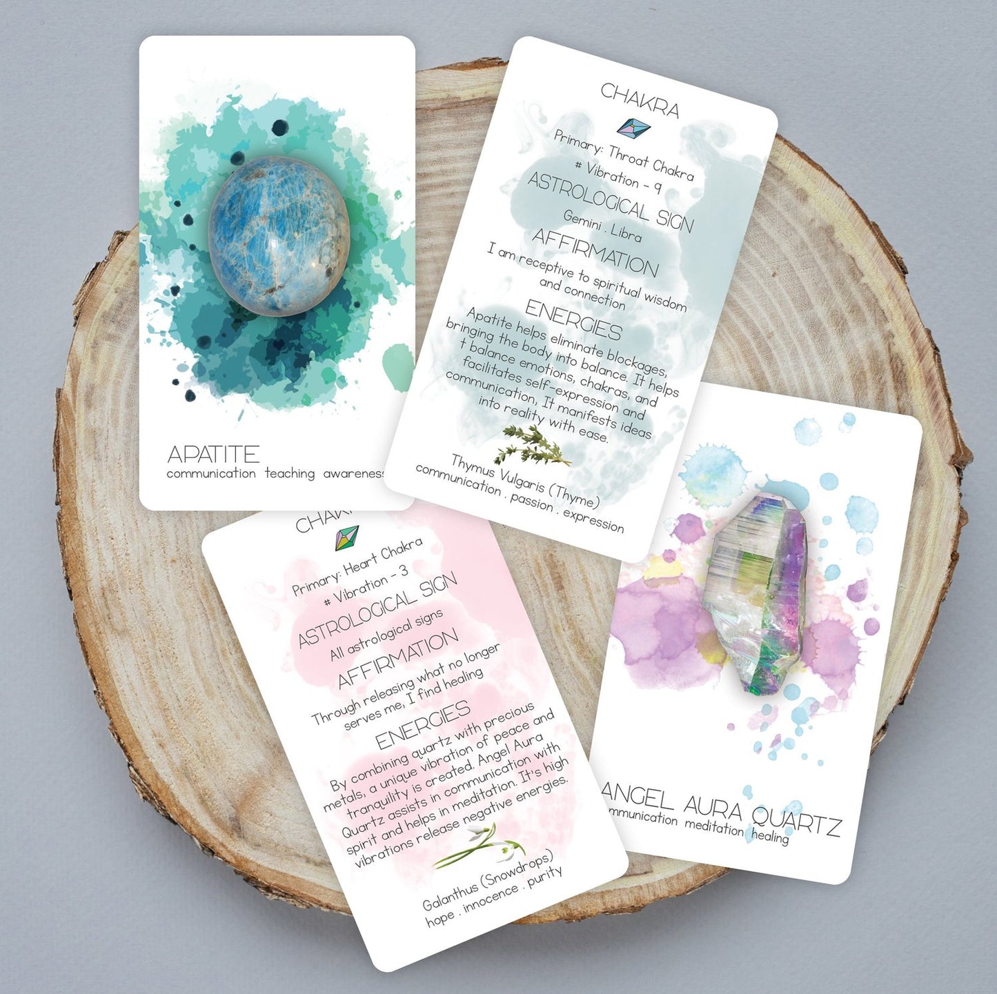 RADIANT CRYSTAL CARDS