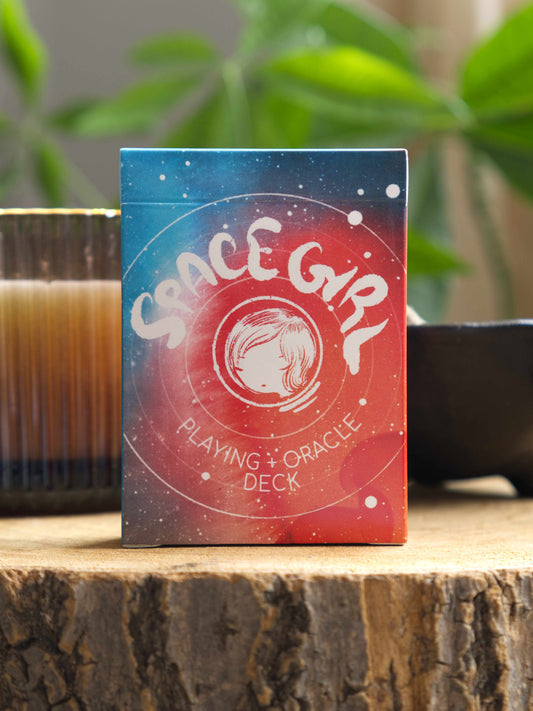 SPACE GIRL - PLAYING CARD AND ORACLE DECK