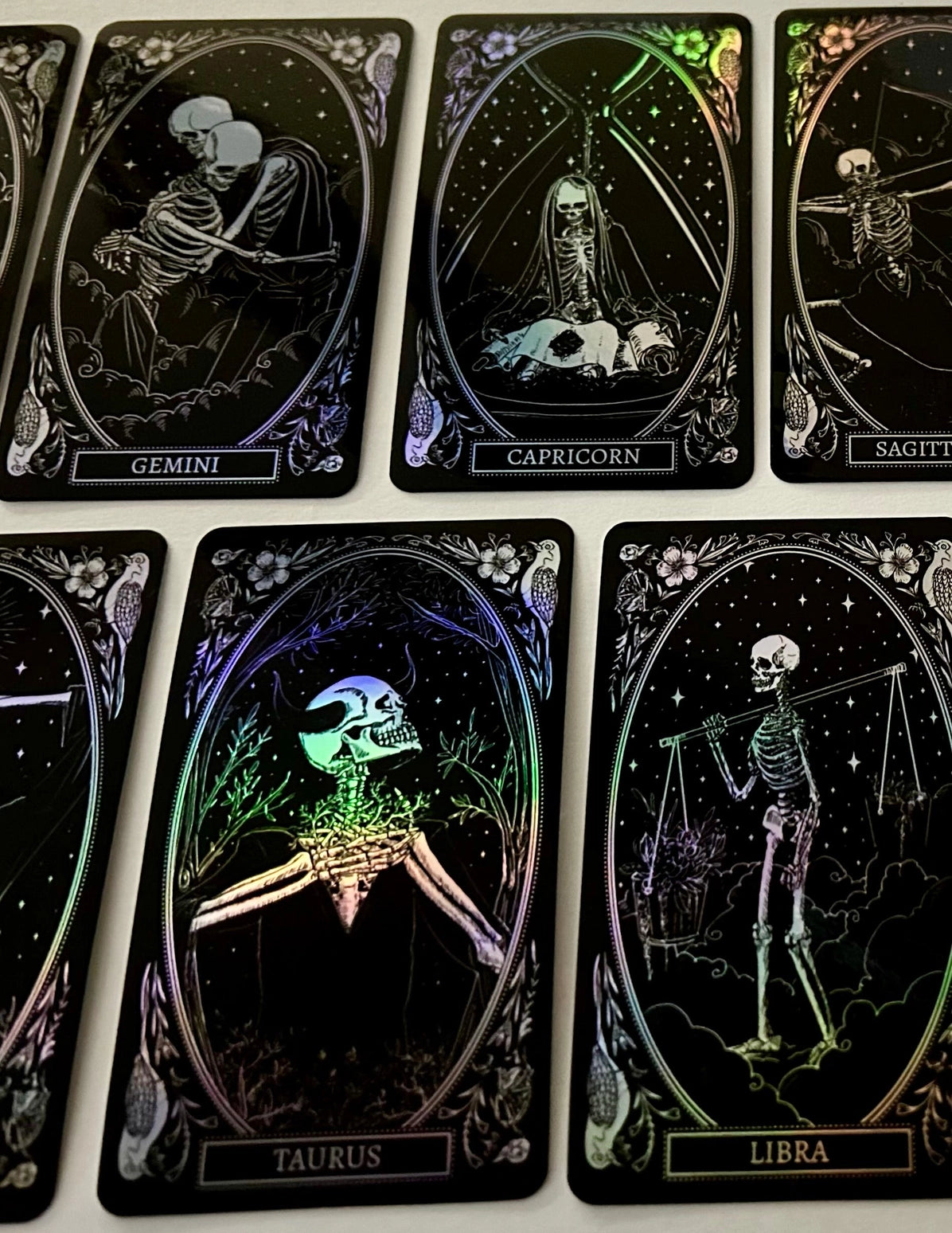 Sticker Pack - 12 Zodiac Signs Holographic
