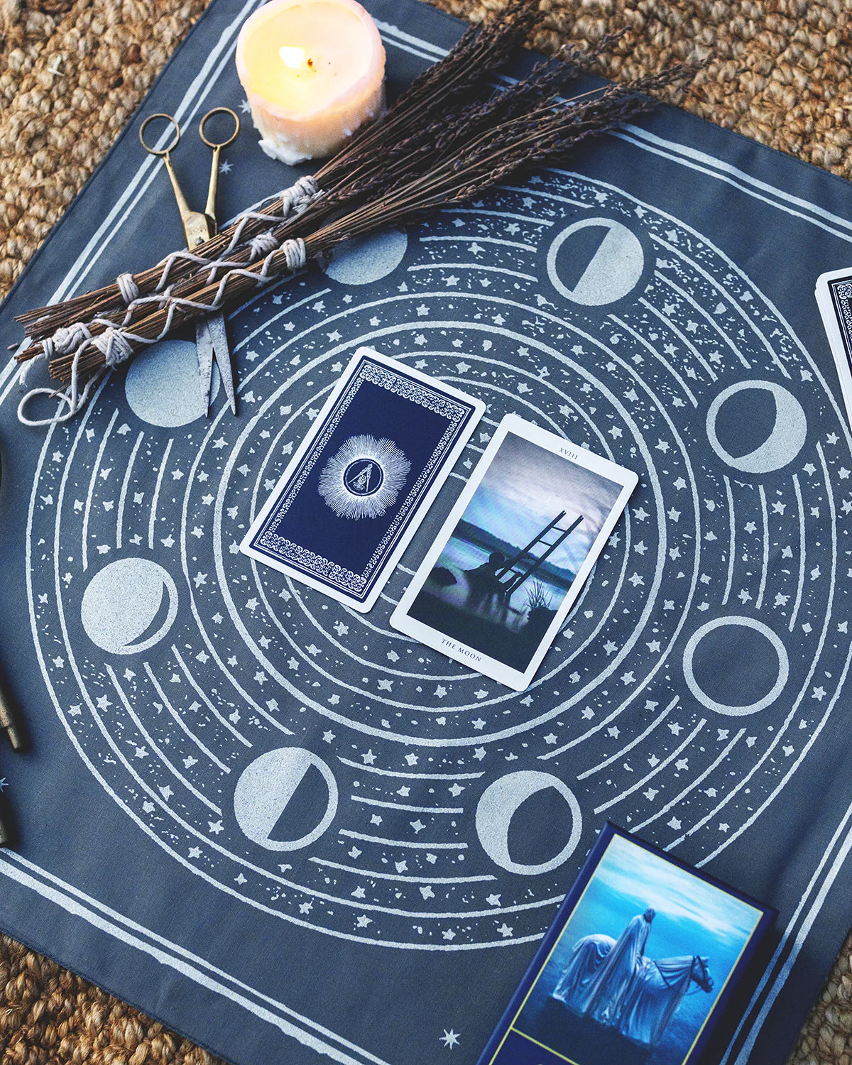 The Moon Tarot Cloth Nicolas Bruno