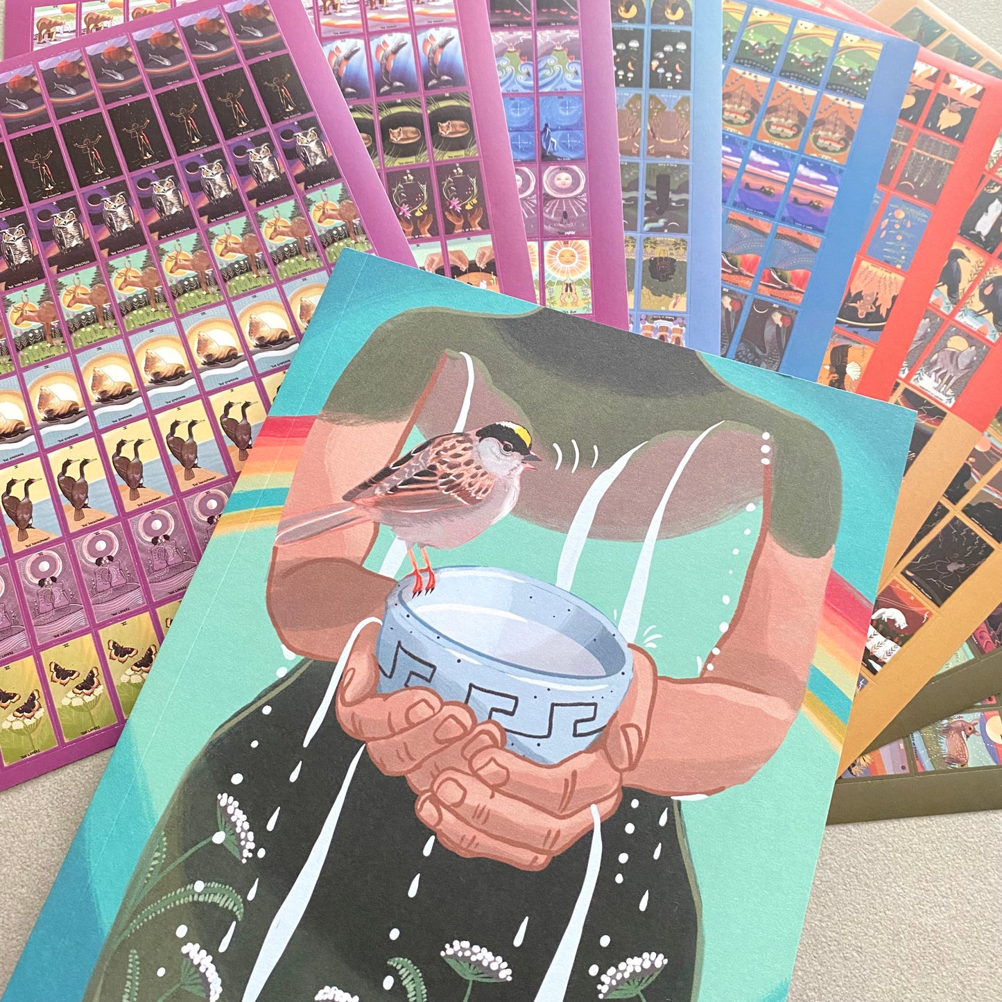 THE GENTLE TAROT ACE OF CUPS JOURNAL + STICKERS