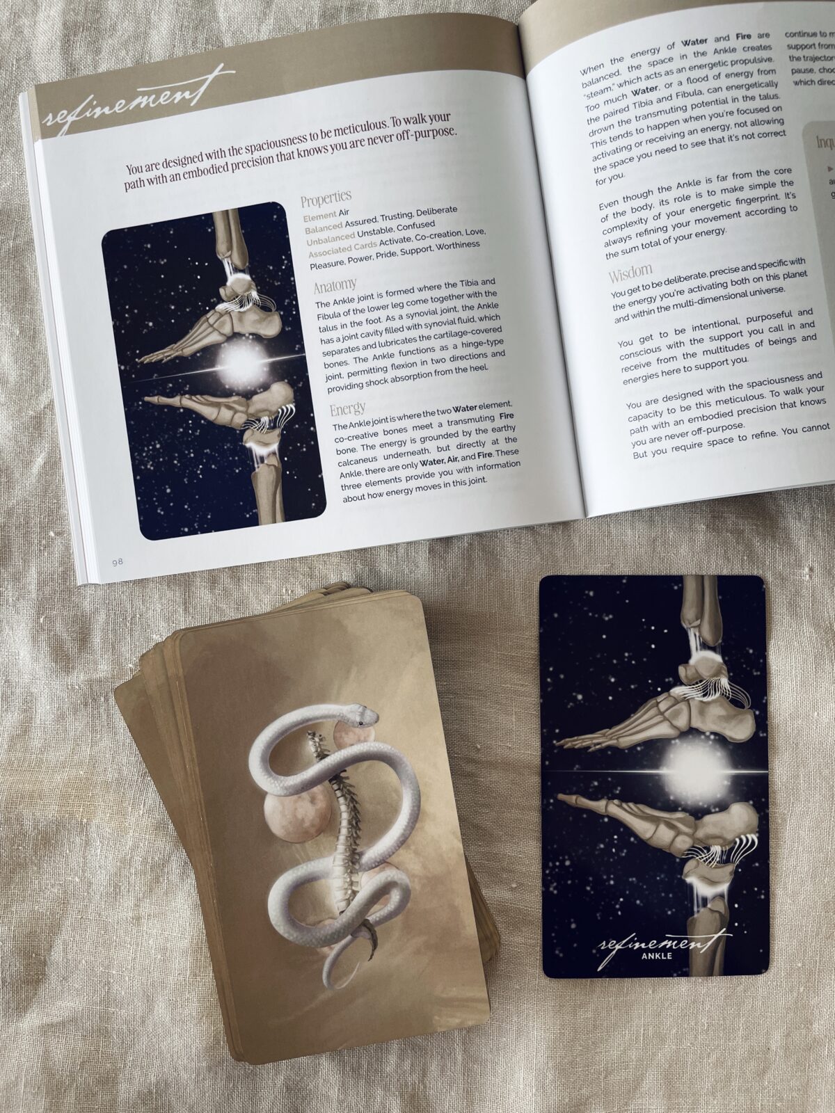 Bone Codes Oracle + Guidebook by Ash Stinson