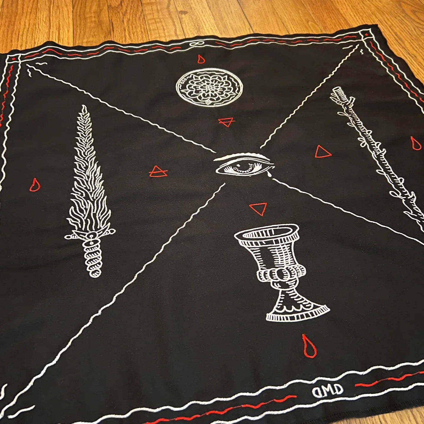 EARTH MAGICK ALTAR CLOTH - BLACK