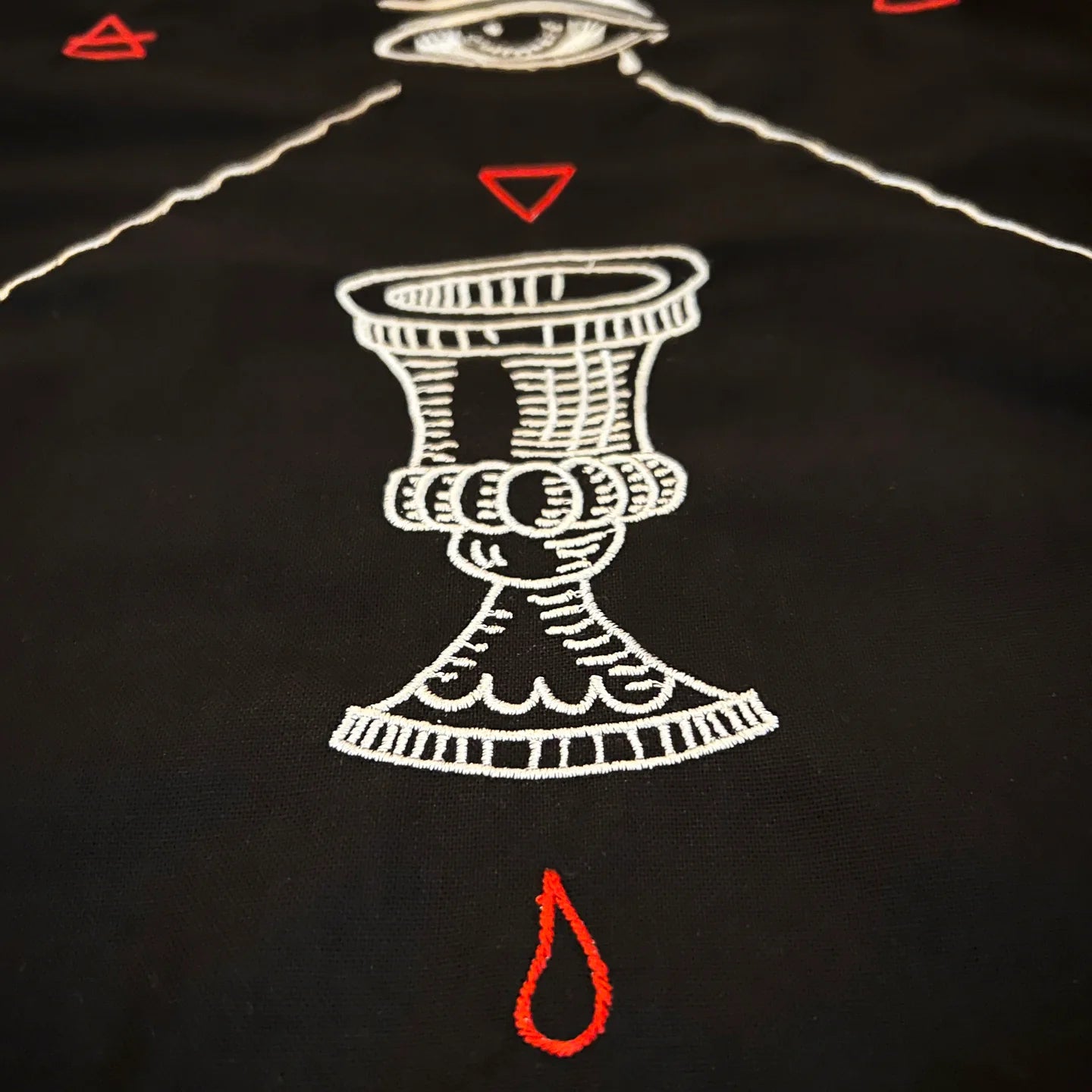 EARTH MAGICK ALTAR CLOTH - BLACK