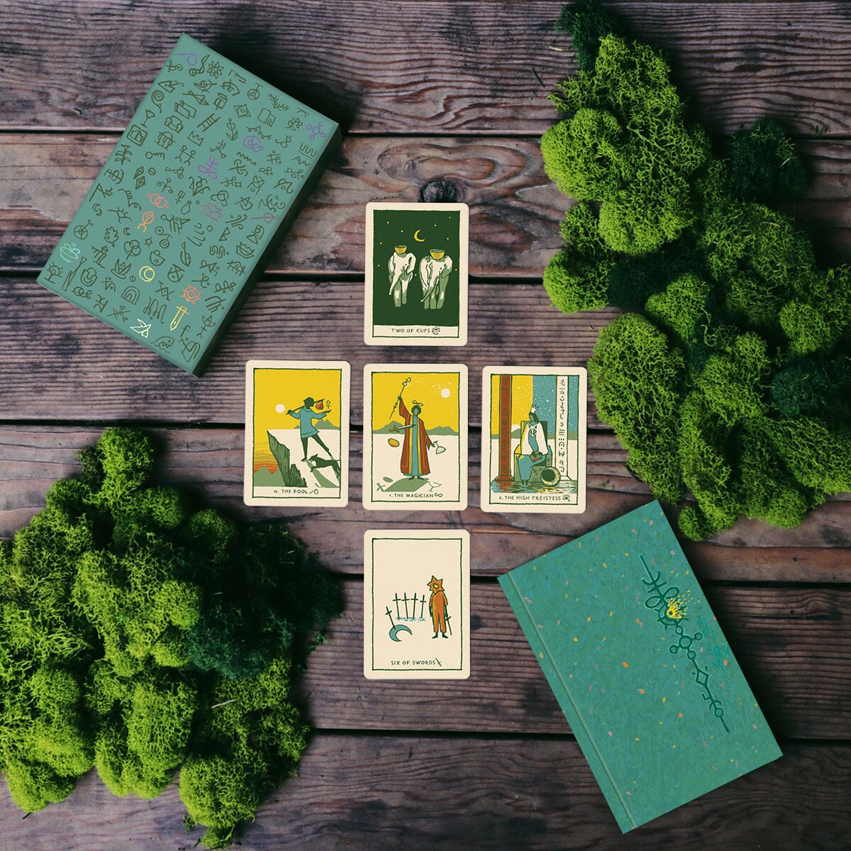 GREEN GLYPHS TAROT