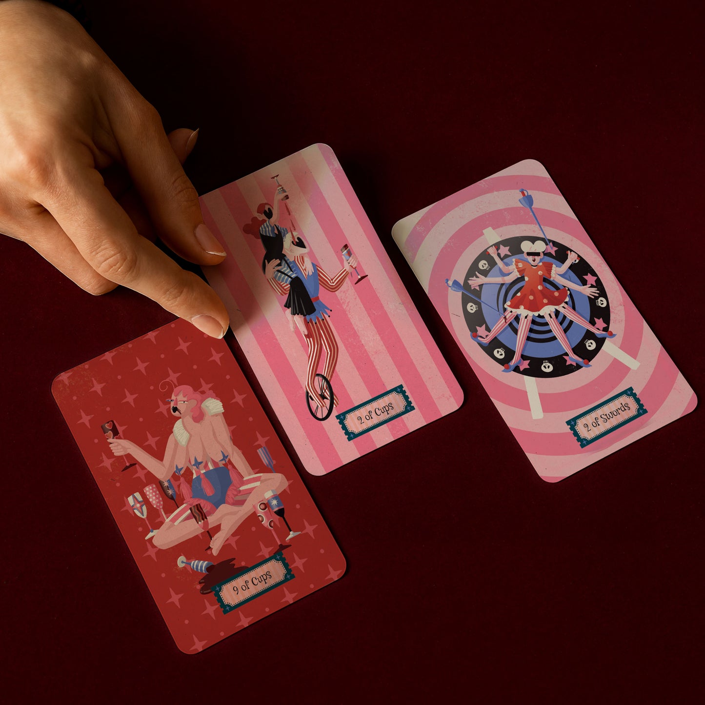 Horror Circus Tarot by Una in Space