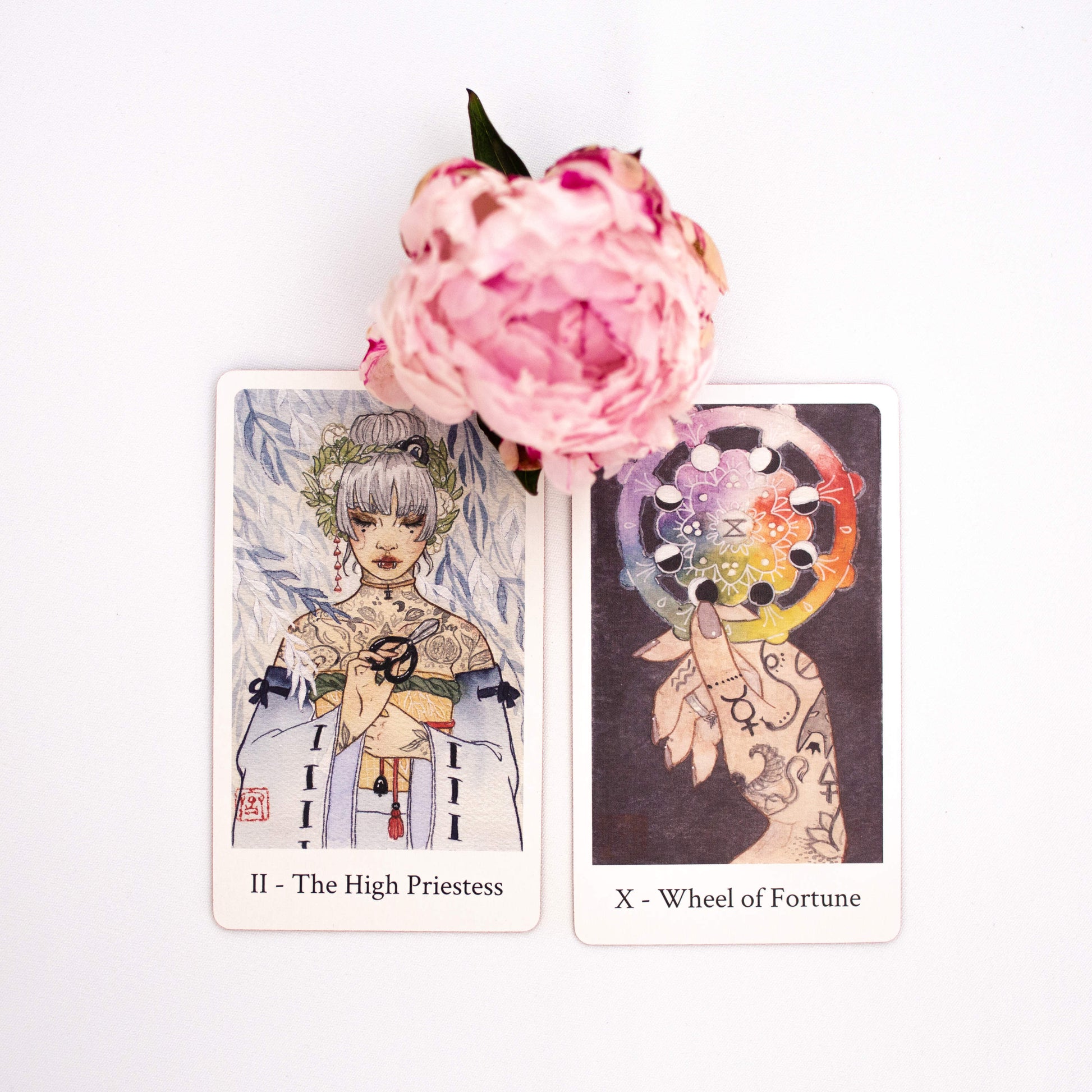 THE BOTAN TAROT - AKANE EDITION (RED)