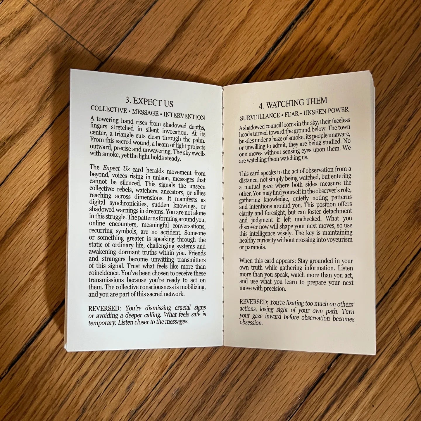 INVISIBLE ORDER ORACLE