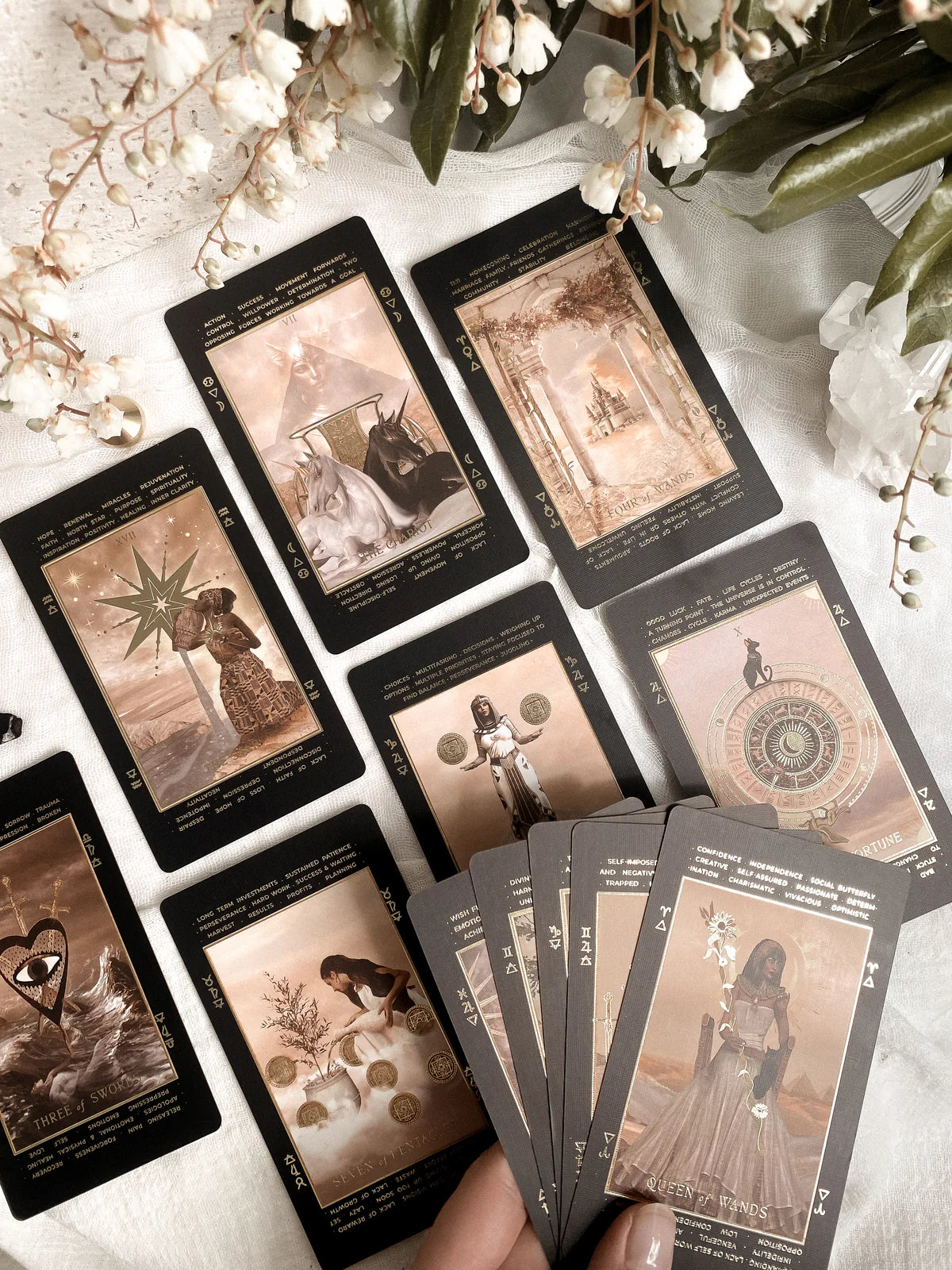 LUCID DREAMS BEGINNERS TAROT - 4TH EDITION IN BLACK ECLIPSE
