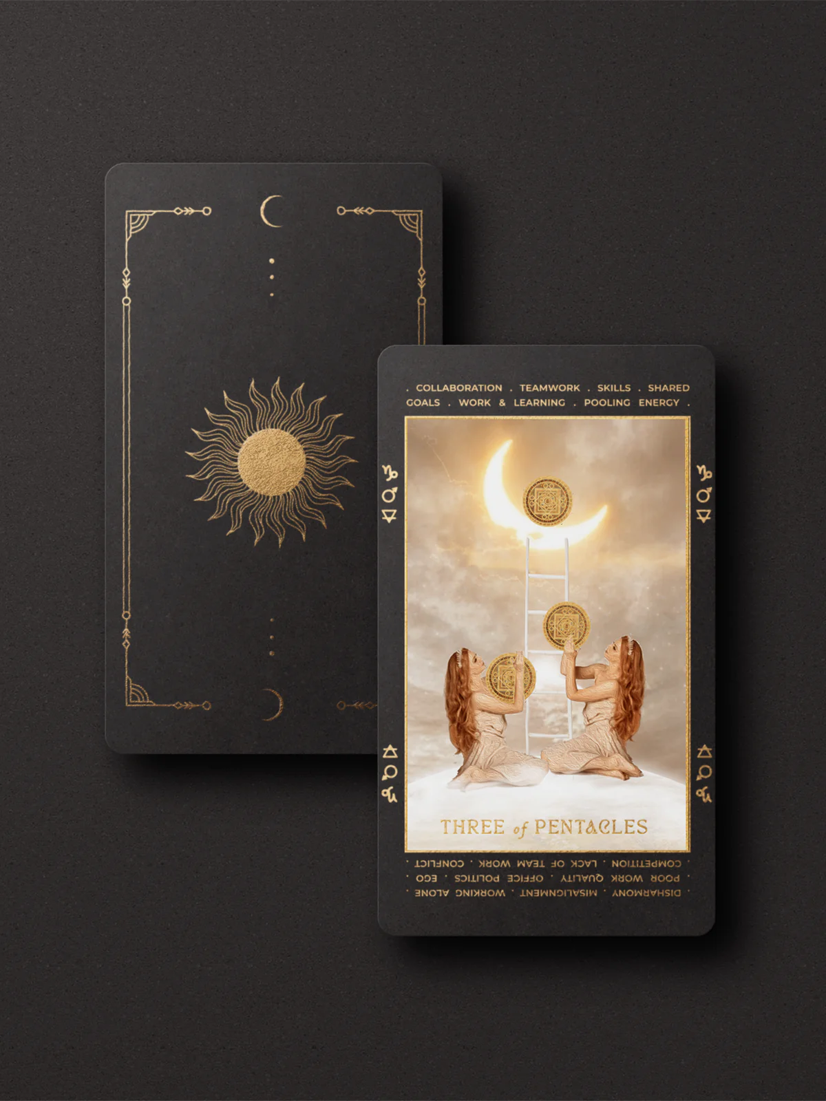 LUCID DREAMS BEGINNERS TAROT - 4TH EDITION IN BLACK ECLIPSE