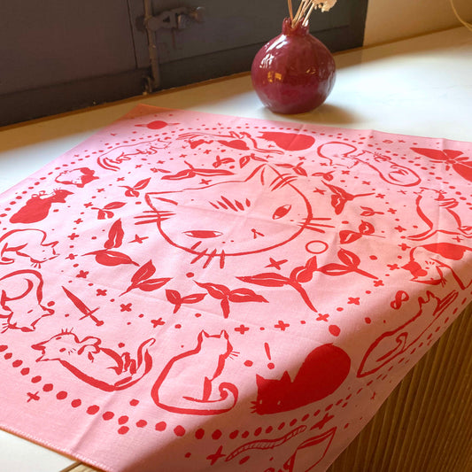 MAGIC CAT TAROT CLOTH