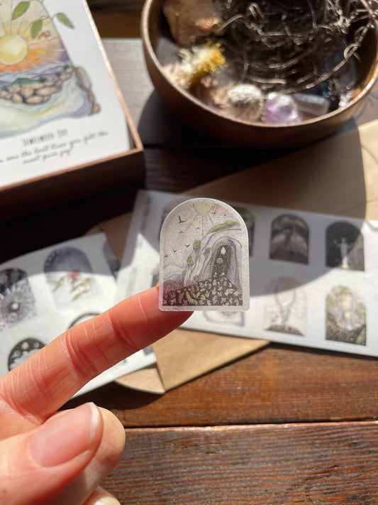 PHASES & FORESTS ORACLE WASHI STICKERS