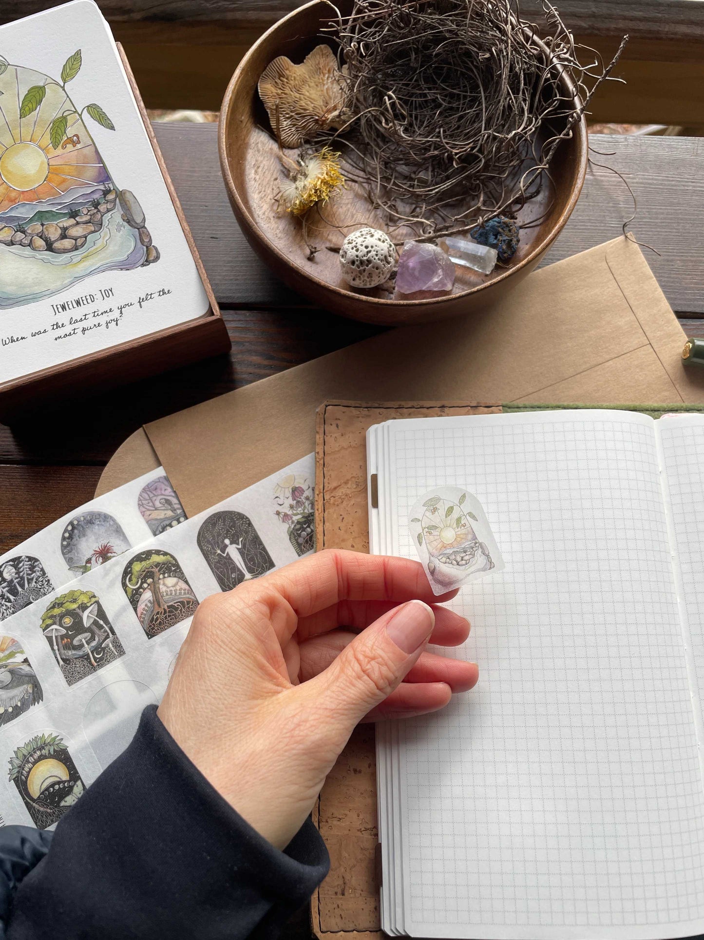 PHASES & FORESTS ORACLE WASHI STICKERS