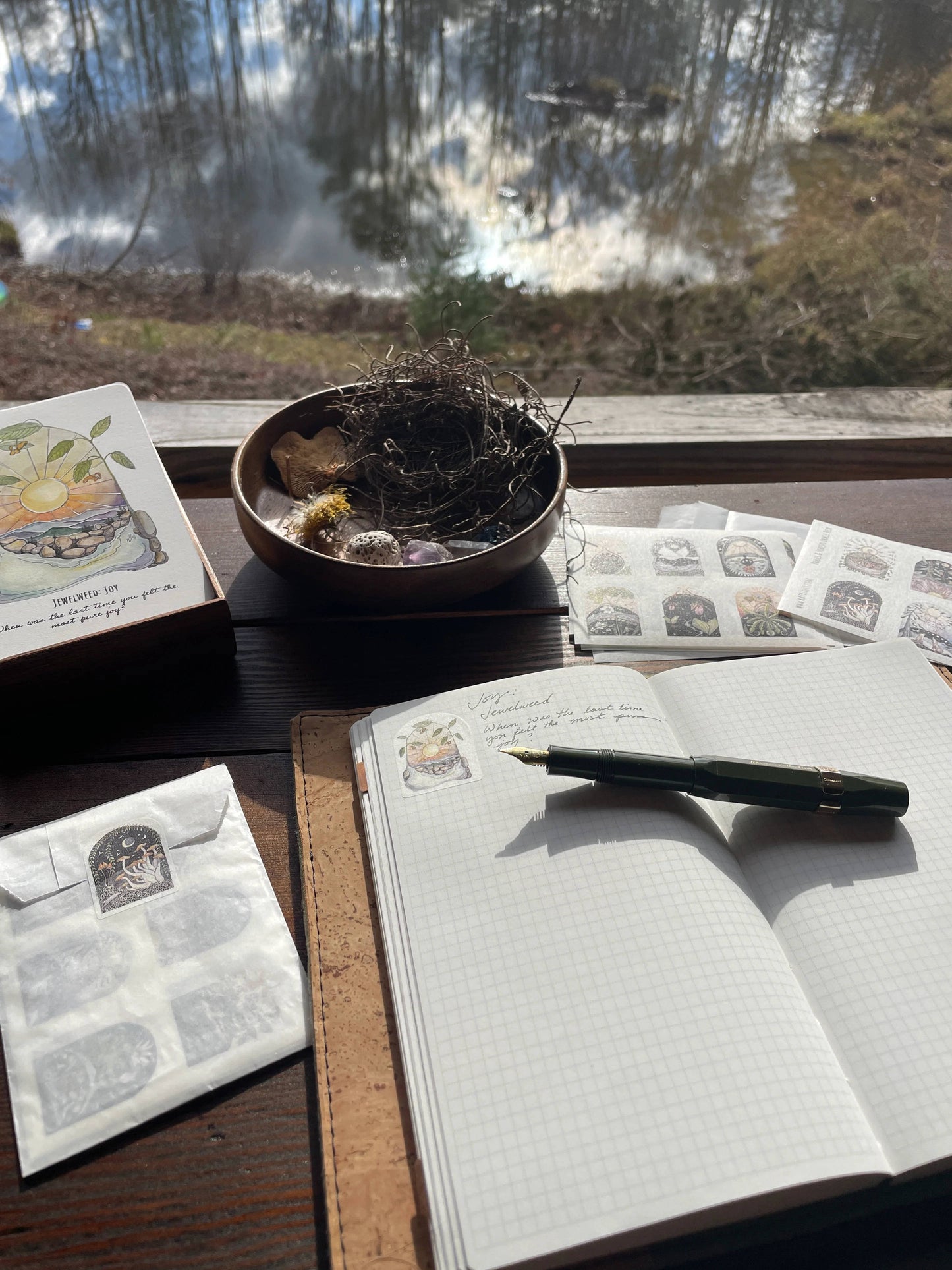 PHASES & FORESTS ORACLE WASHI STICKERS