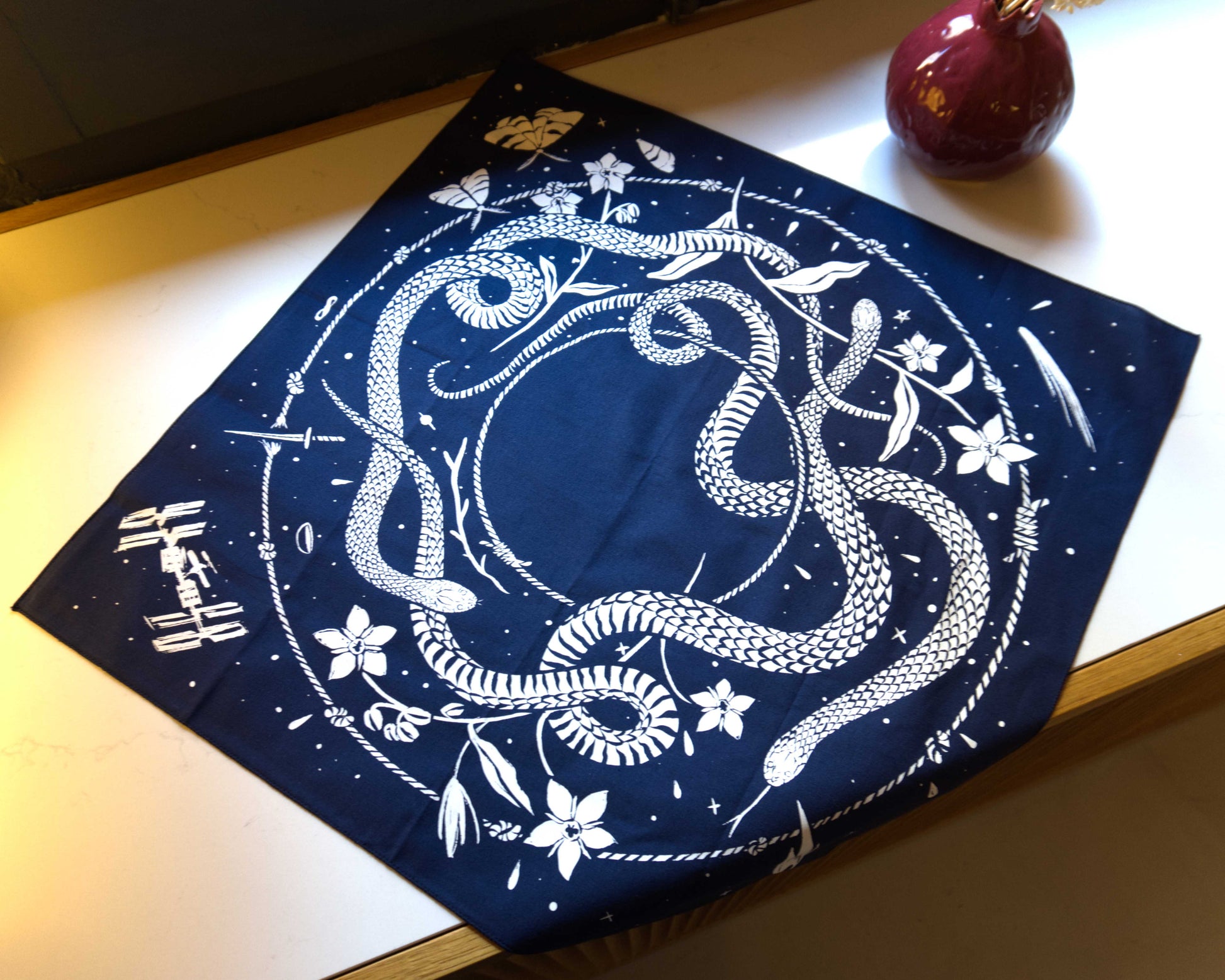SNAKES & STARS TAROT CLOTH