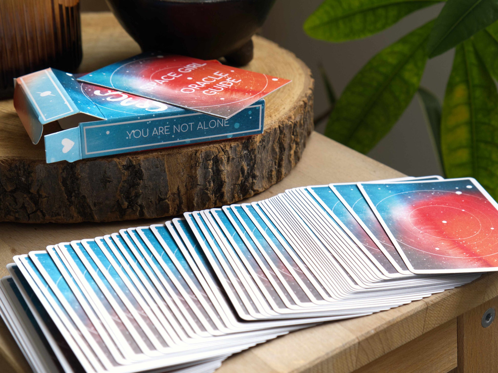 SPACE GIRL - PLAYING CARD AND ORACLE DECK