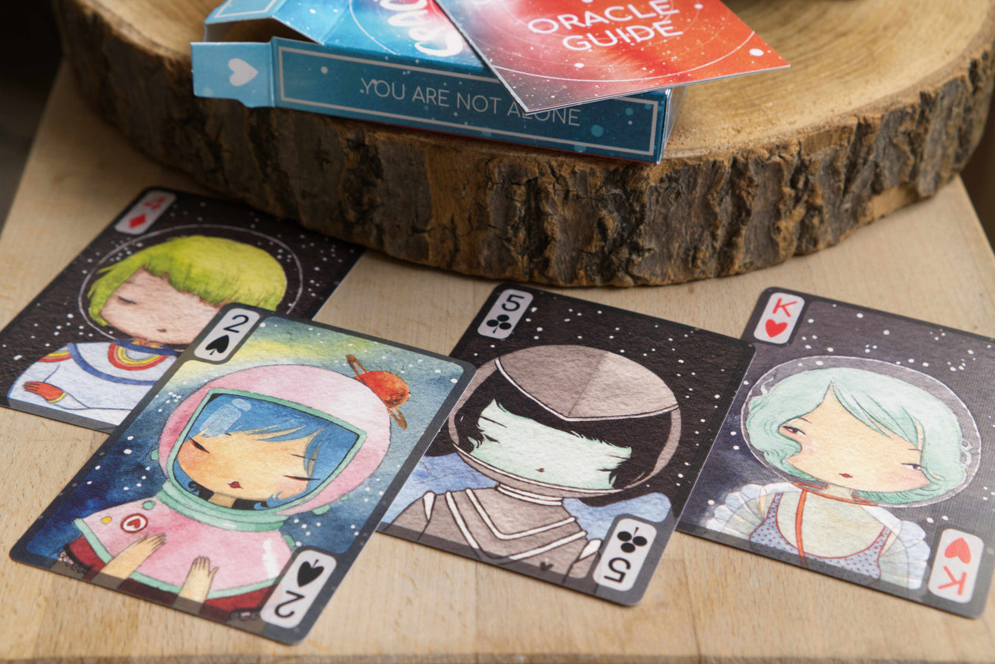 SPACE GIRL - PLAYING CARD AND ORACLE DECK
