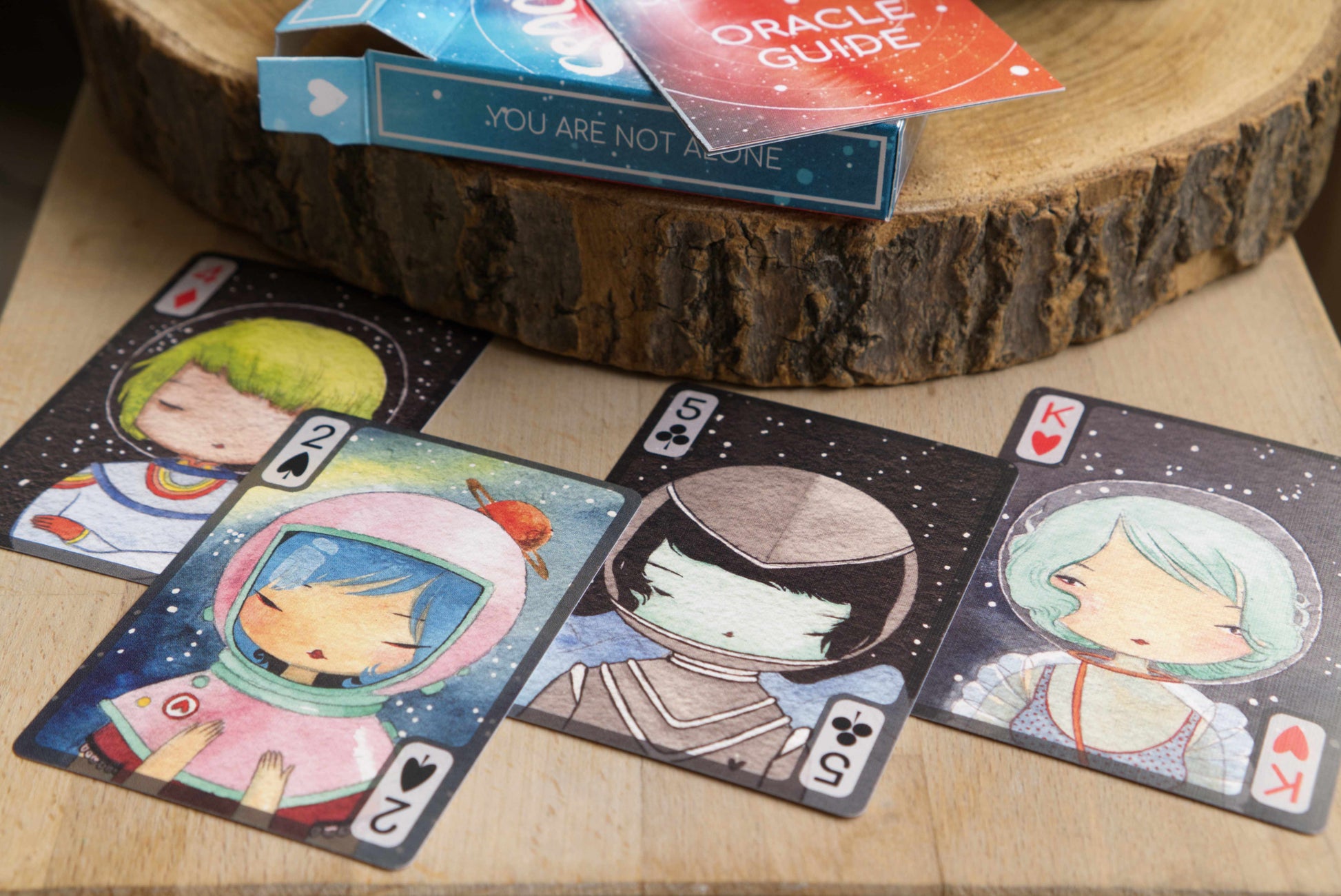 SPACE GIRL - PLAYING CARD AND ORACLE DECK