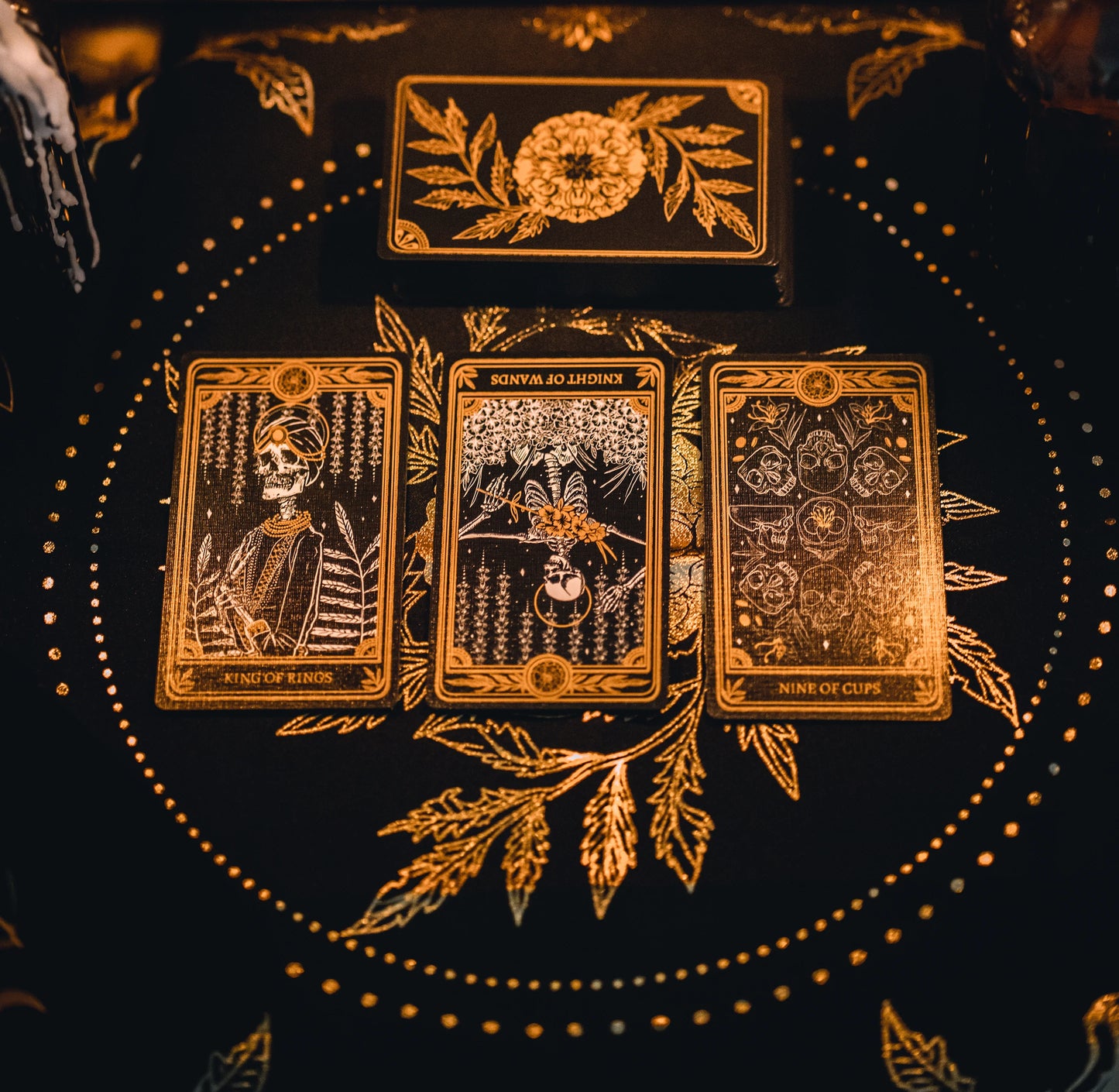 TEETH AND BONE TAROT CLOTH