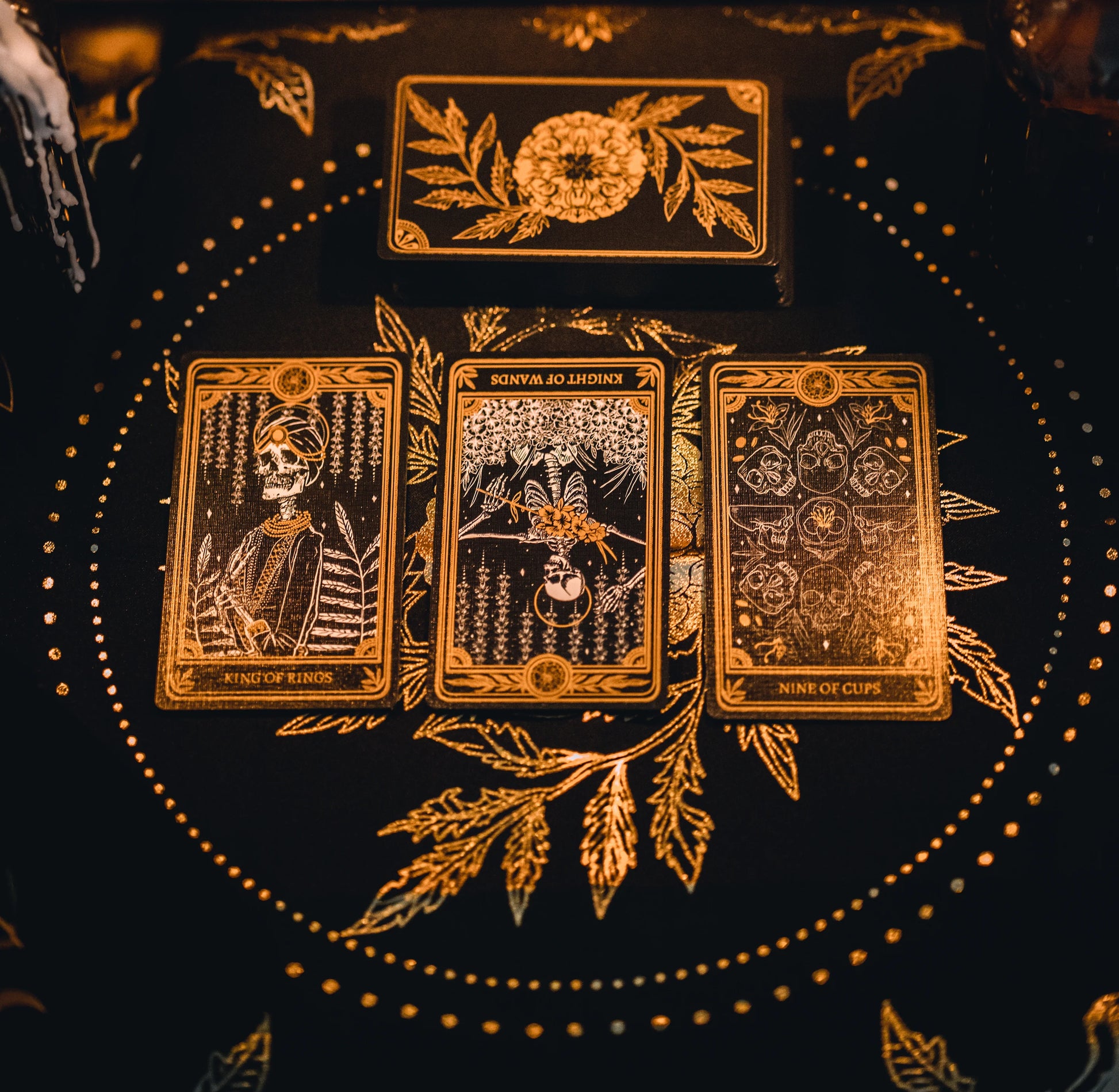 TEETH AND BONE TAROT CLOTH