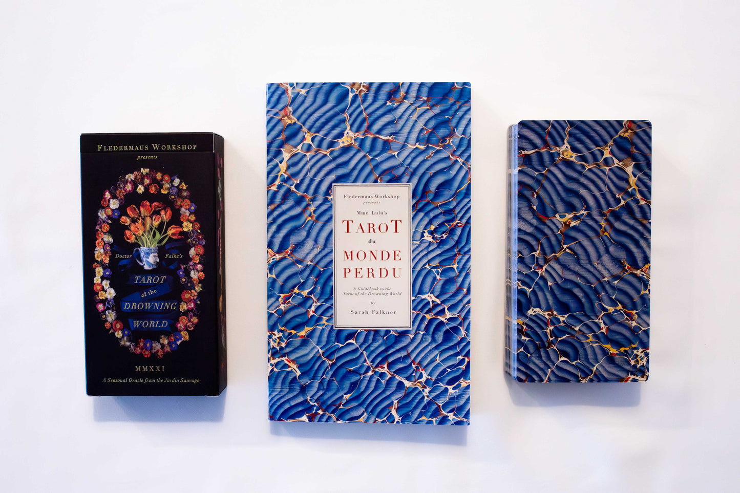 THE DROWNING WORLD TAROT + libro guía "Le Tarot du Monde Perdu"