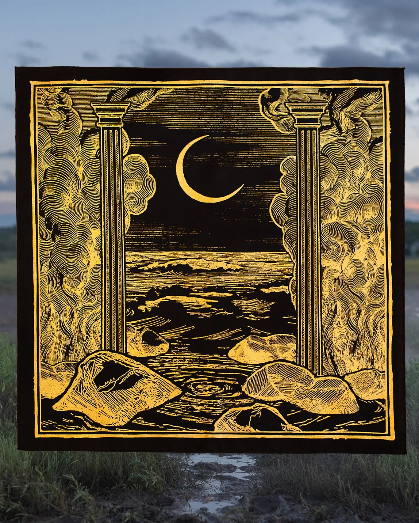 THE PRIESTESS TAROT CLOTH