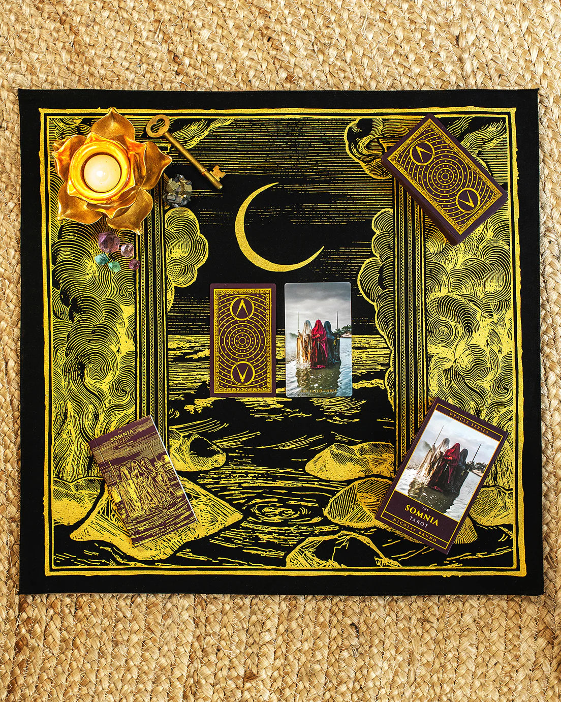 THE PRIESTESS TAROT CLOTH