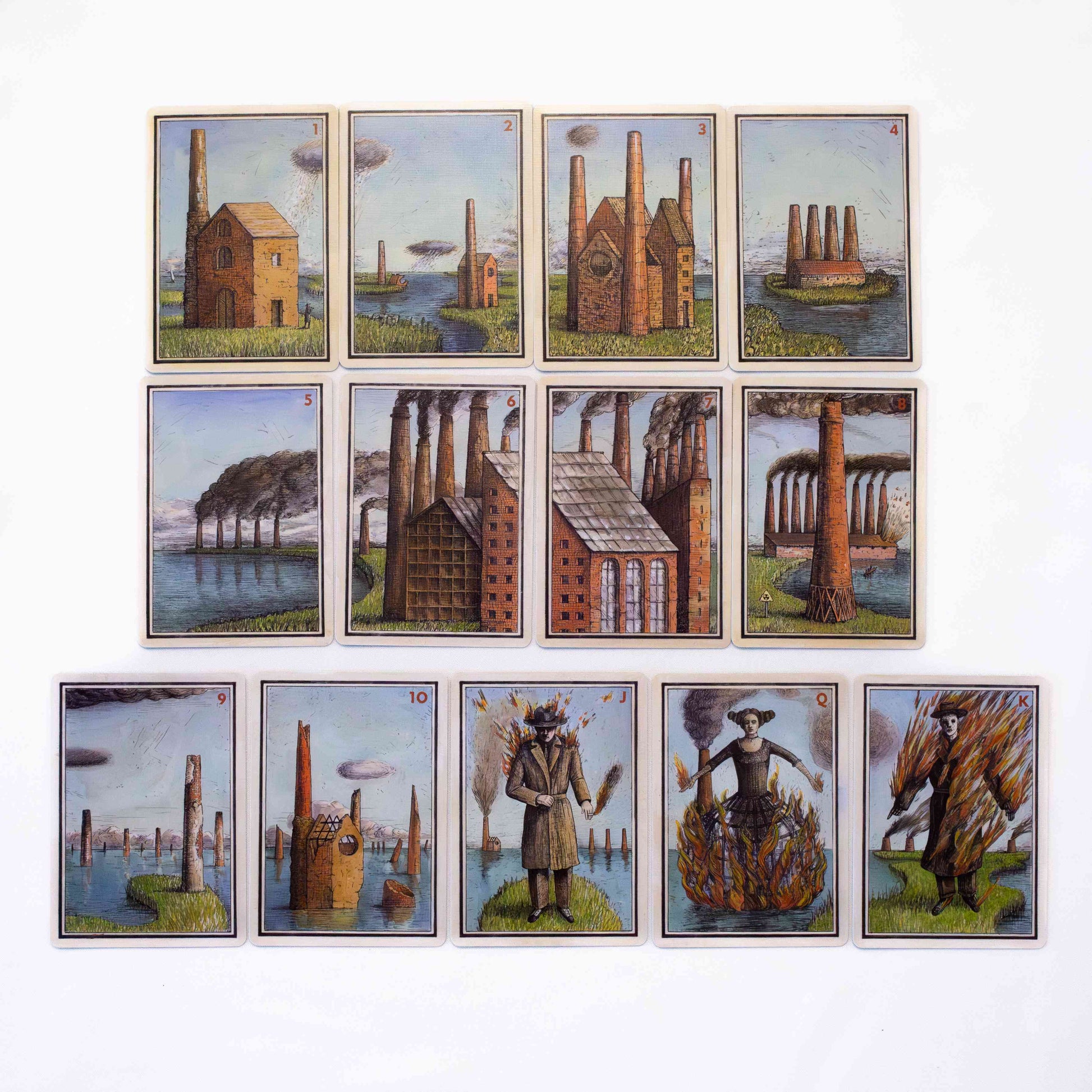 THE DROWNING WORLD POKER DECK