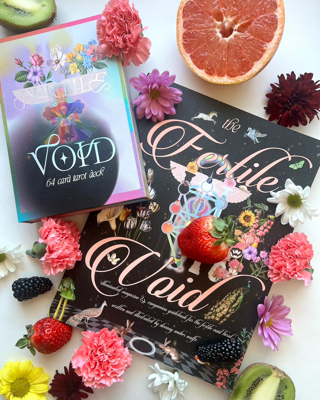 The Fertile Void Tarot & Illuminated Magazine by Devany Amber Wolfe