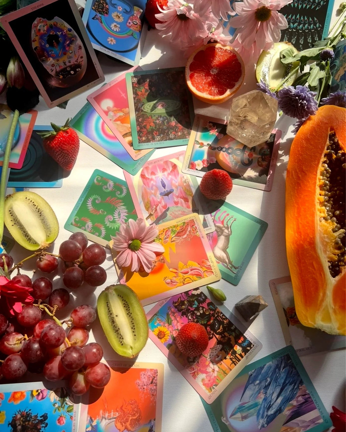 The Fertile Void Tarot & Illuminated Magazine by Devany Amber Wolfe