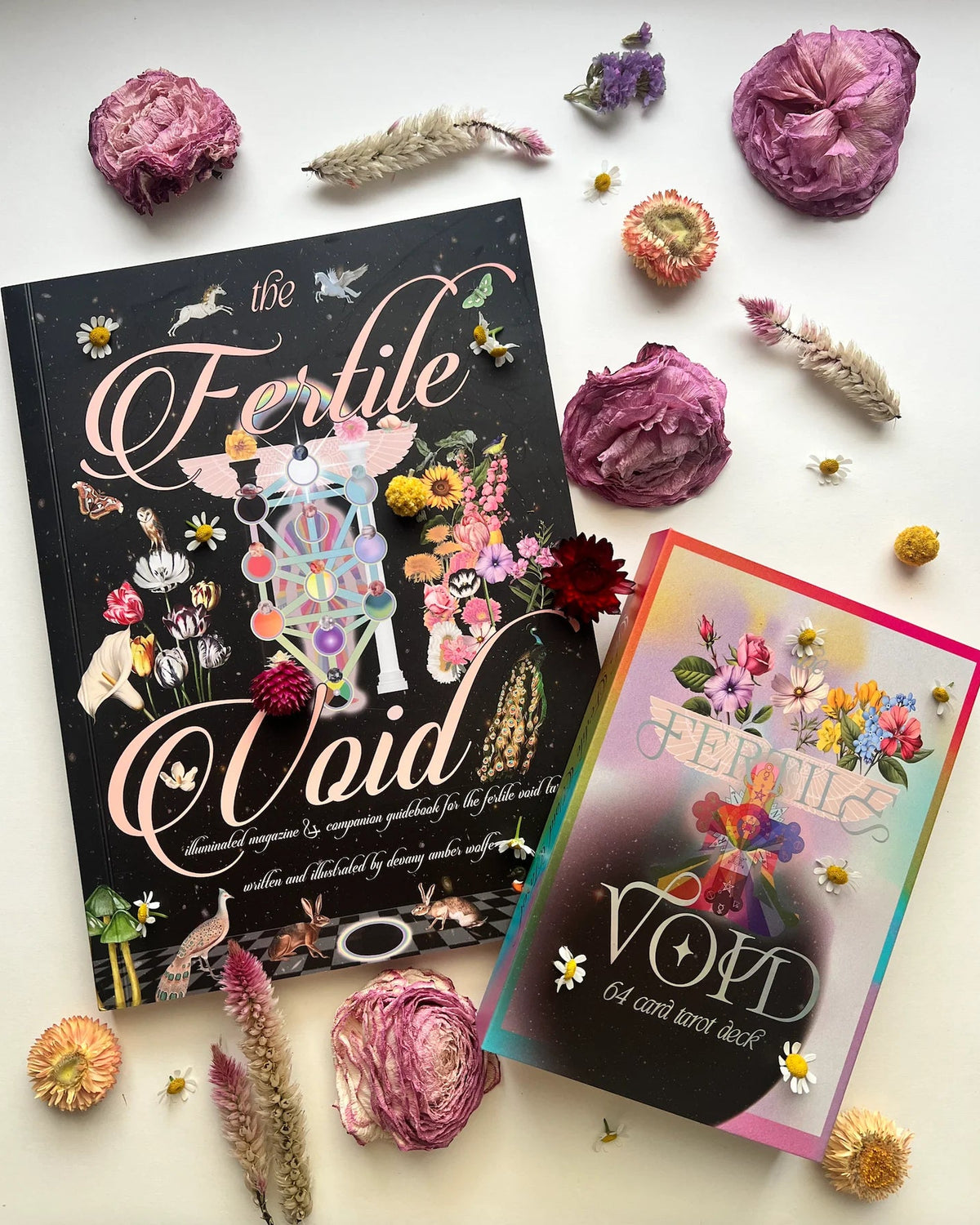 The Fertile Void Tarot & Illuminated Magazine by Devany Amber Wolfe