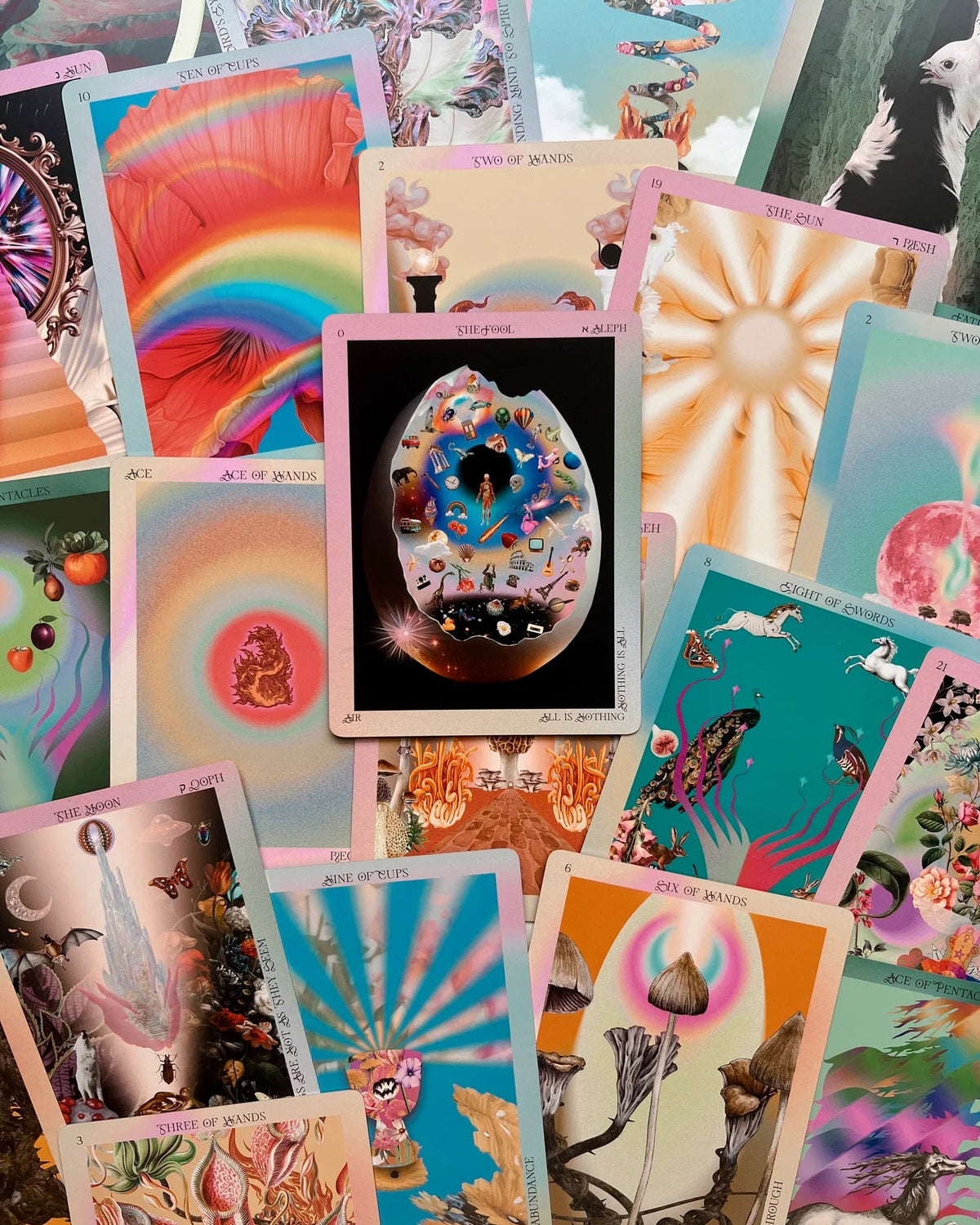 The Fertile Void Tarot & Illuminated Magazine by Devany Amber Wolfe