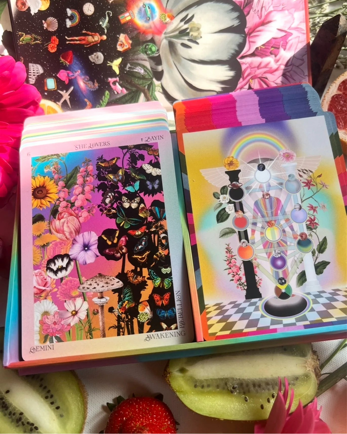 The Fertile Void Tarot & Illuminated Magazine by Devany Amber Wolfe