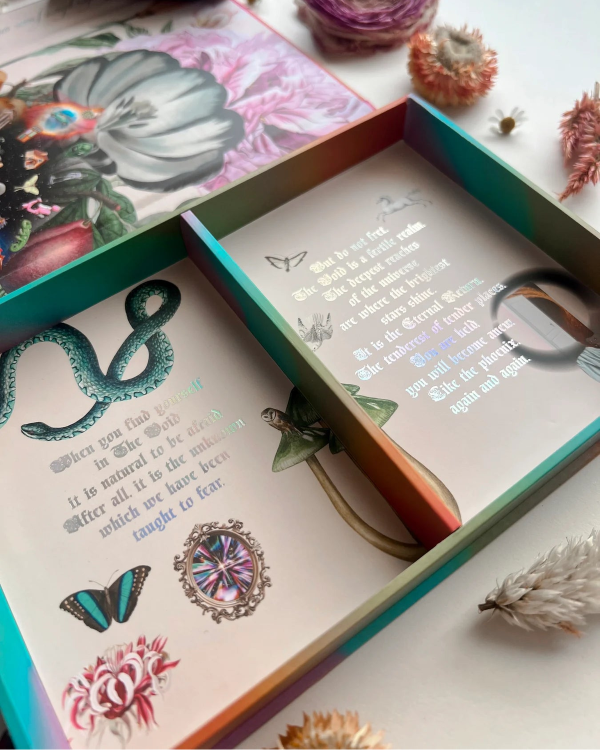 The Fertile Void Tarot & Illuminated Magazine by Devany Amber Wolfe