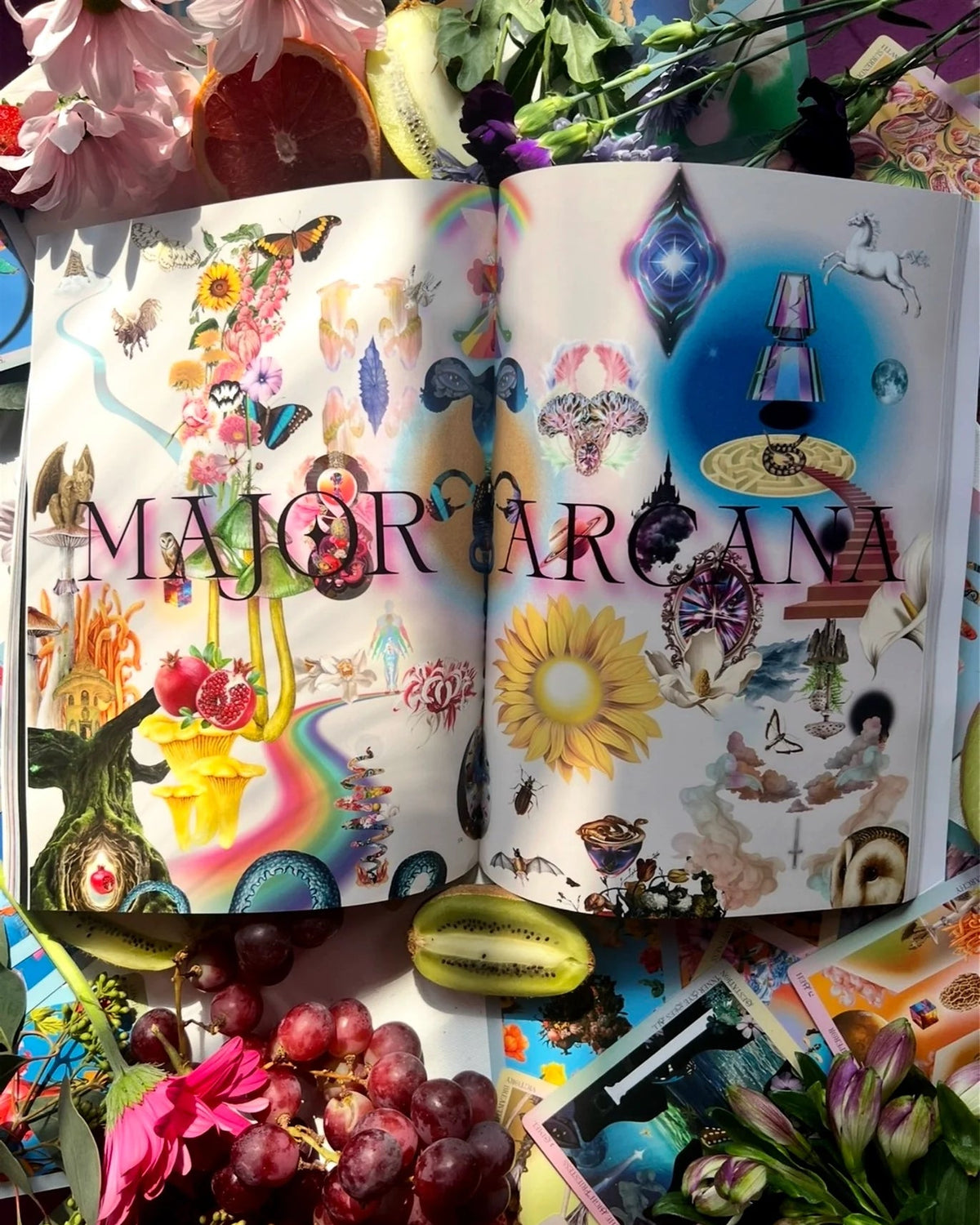 The Fertile Void Tarot & Illuminated Magazine by Devany Amber Wolfe
