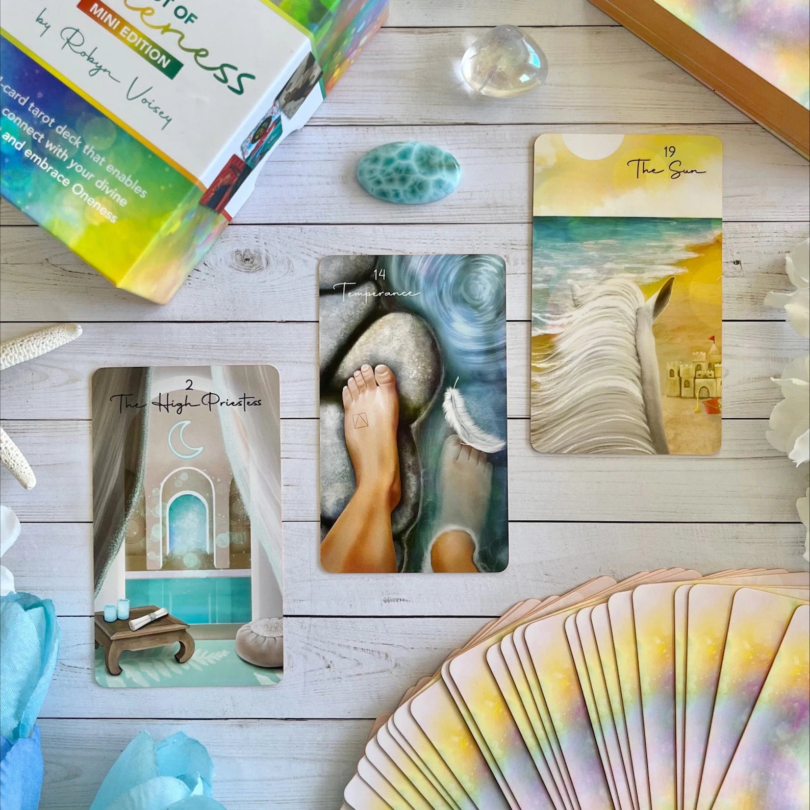 The Tarot of Oneness by Robyn Voisey - Soulstice Healing - Mini Ed.