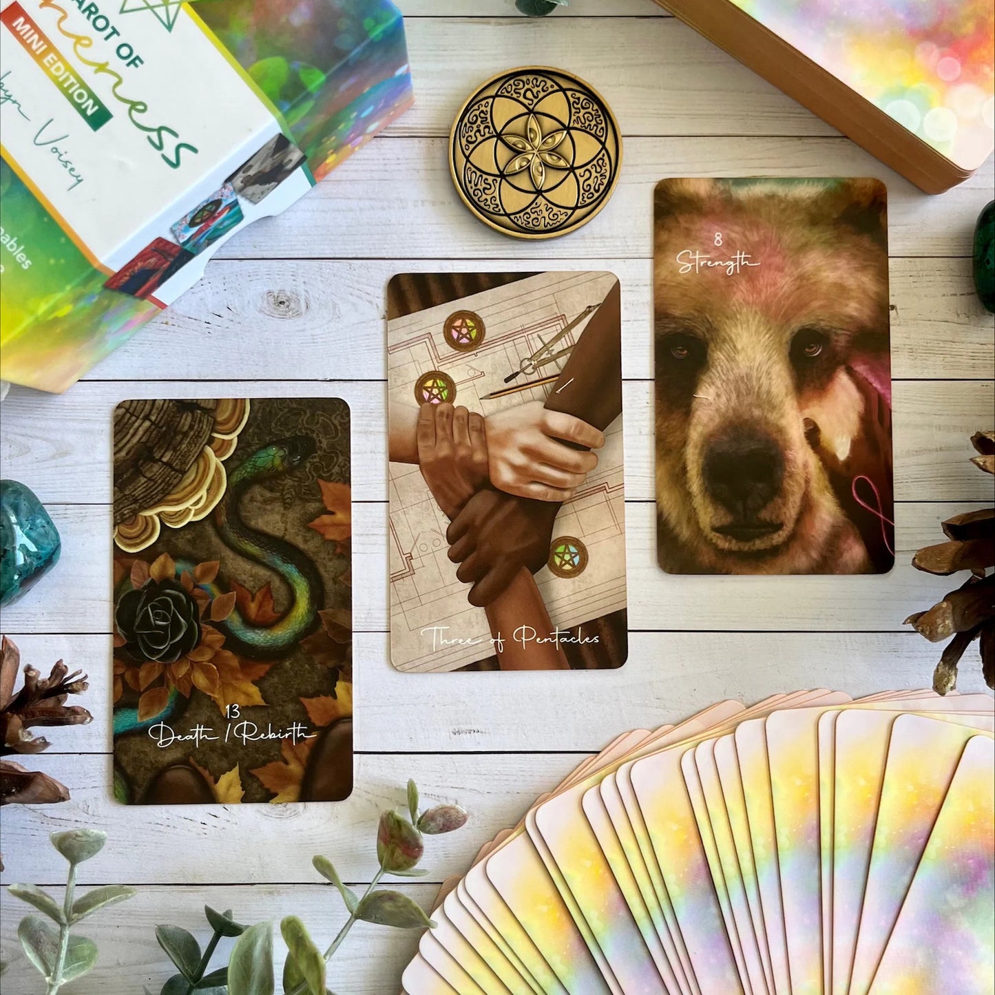 The Tarot of Oneness by Robyn Voisey - Soulstice Healing - Mini Ed.