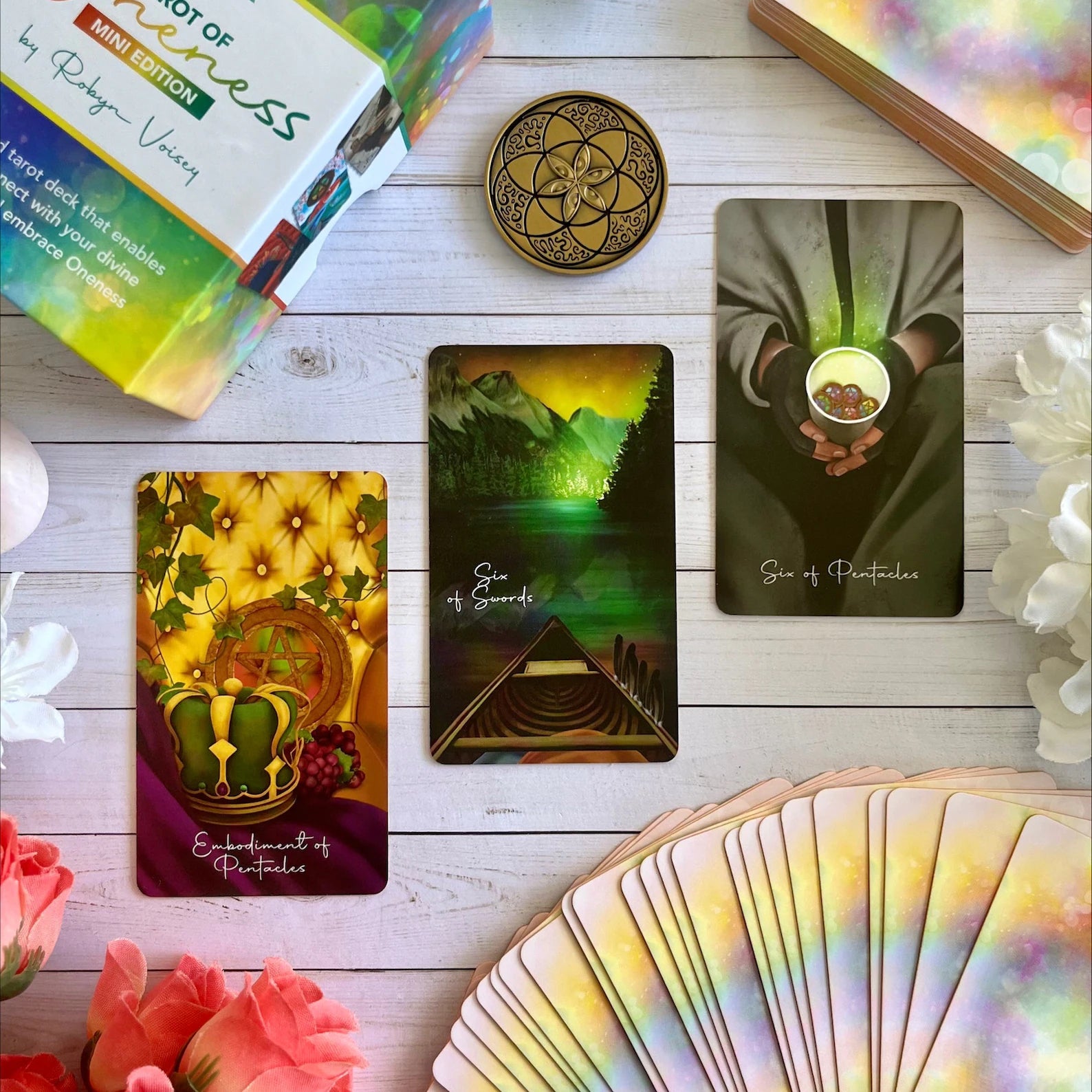 The Tarot of Oneness by Robyn Voisey - Soulstice Healing - Mini Ed.