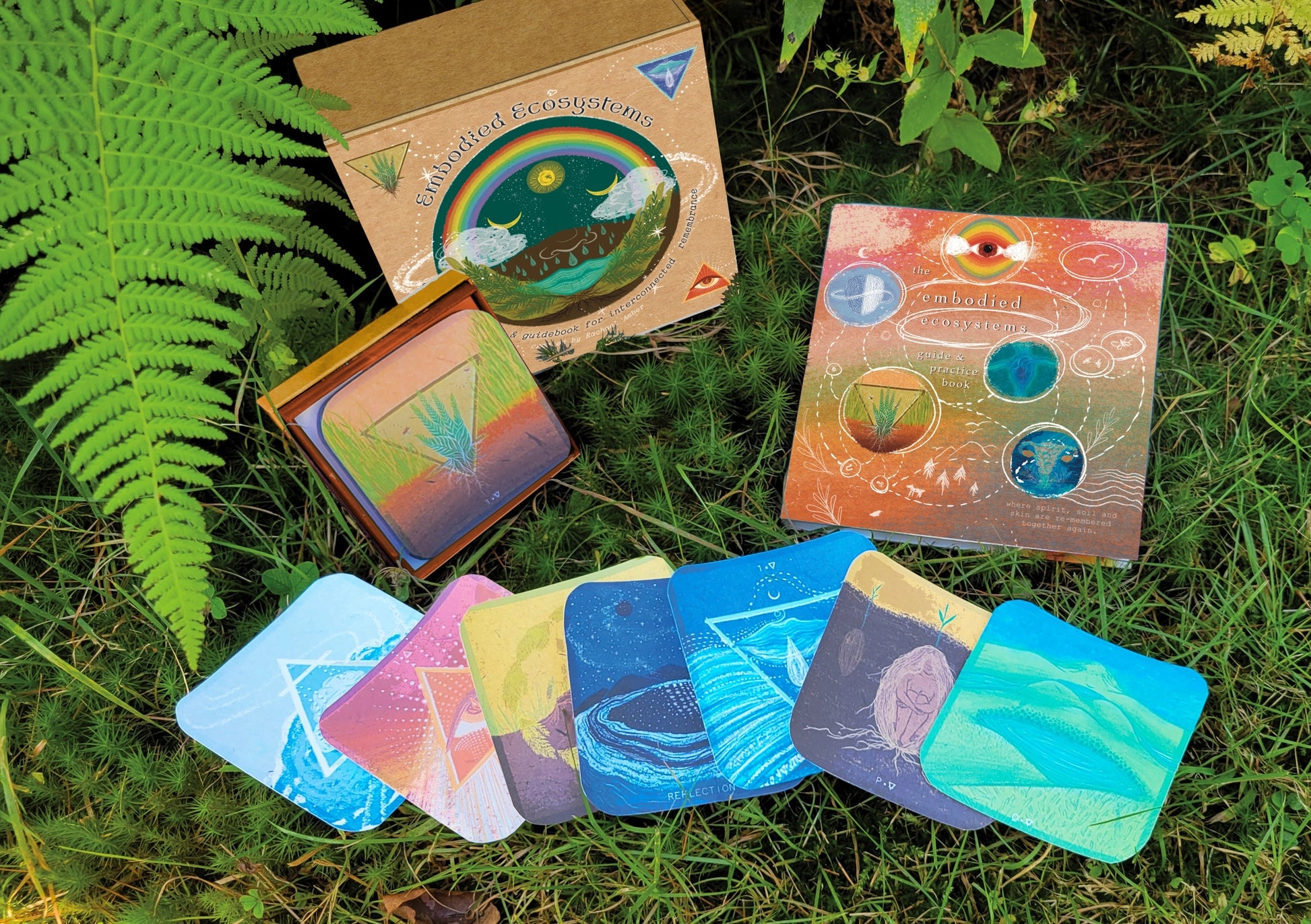 Embodied Ecosystems Tarot-Oracle Deck & Guidebook by Rachael Amber