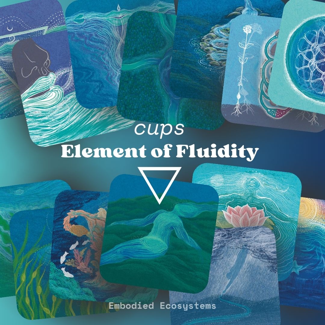 Embodied Ecosystems Tarot-Oracle Deck & Guidebook by Rachael Amber